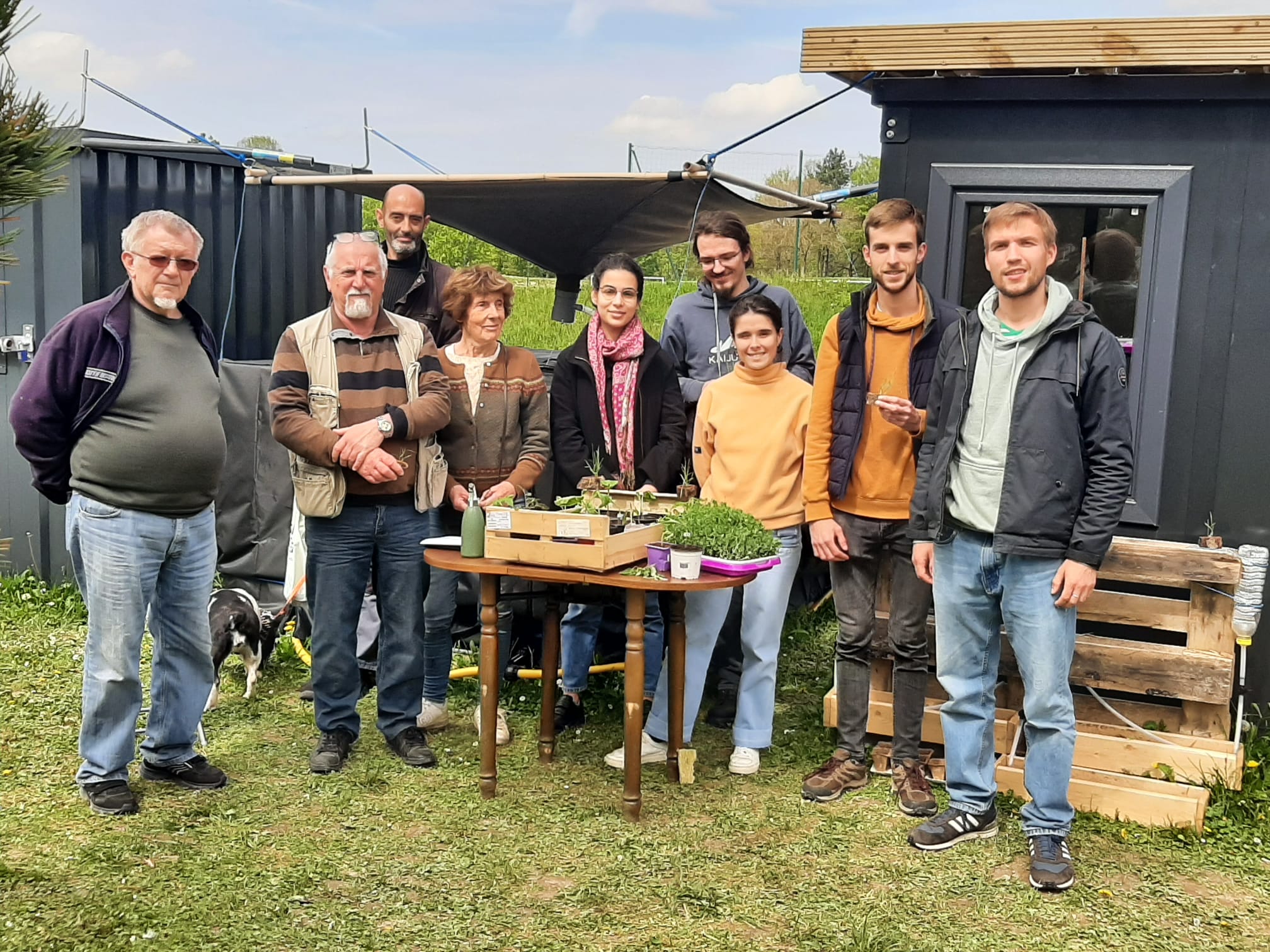 The first group of participants