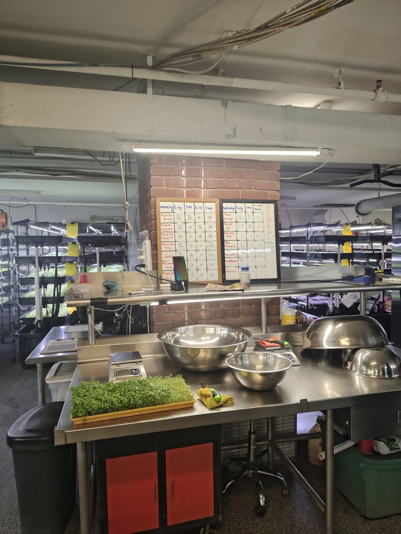 Farm operations area